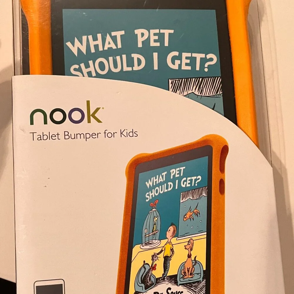 Barnes & Noble Nook‎ Tablet Bumper for Kids 7-Inch Orange (NEW/e/x)